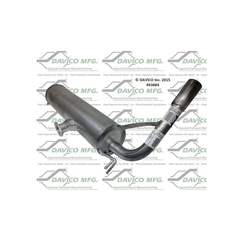 Davico Mfg 493684 Direct fit Muffler