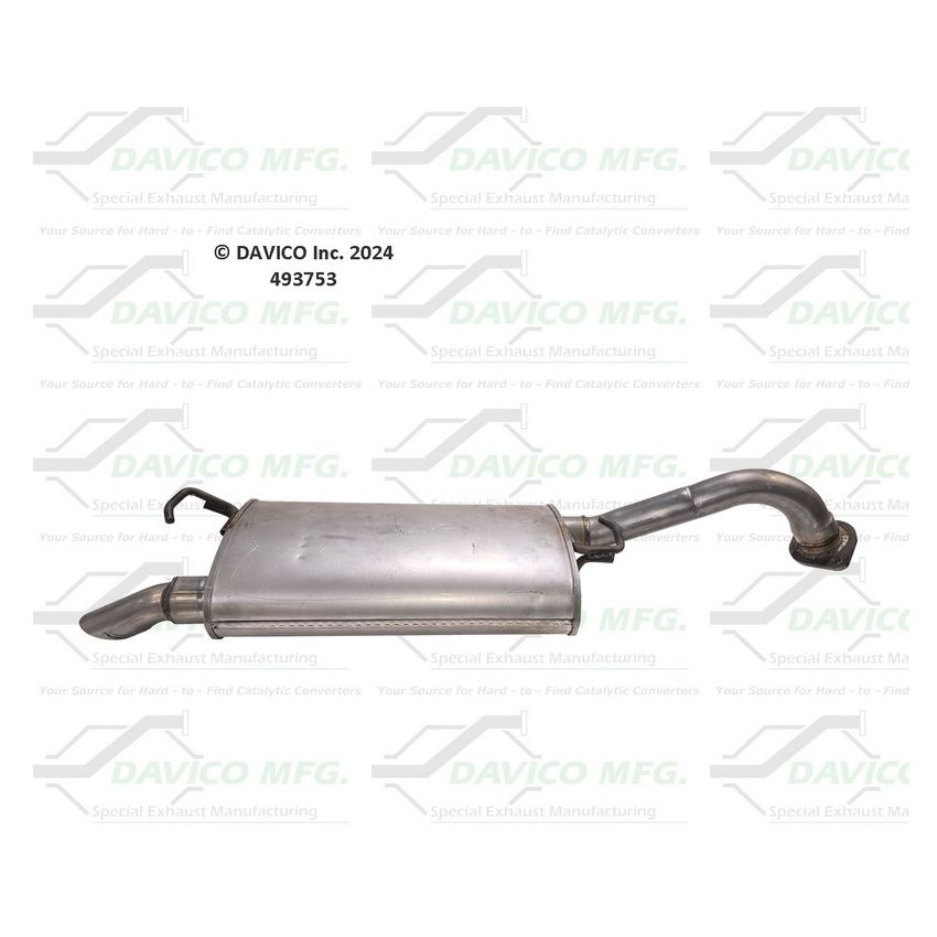 Davico Mfg 493753 Direct fit Muffler