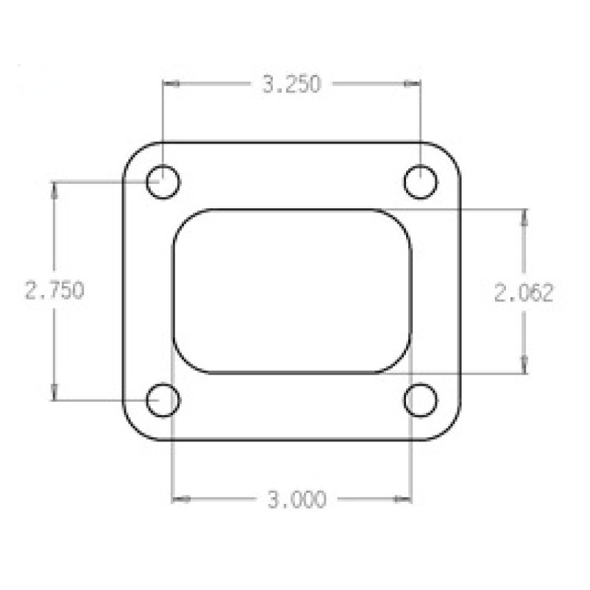 Cometic Gasket C4516 Cometic Turbo FLG T4 Garrett Exh Inlet .010in Exhaust Gasket