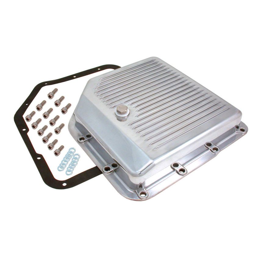 Spectre 5460 GM TH350 Transmission Pan - Polished Aluminum