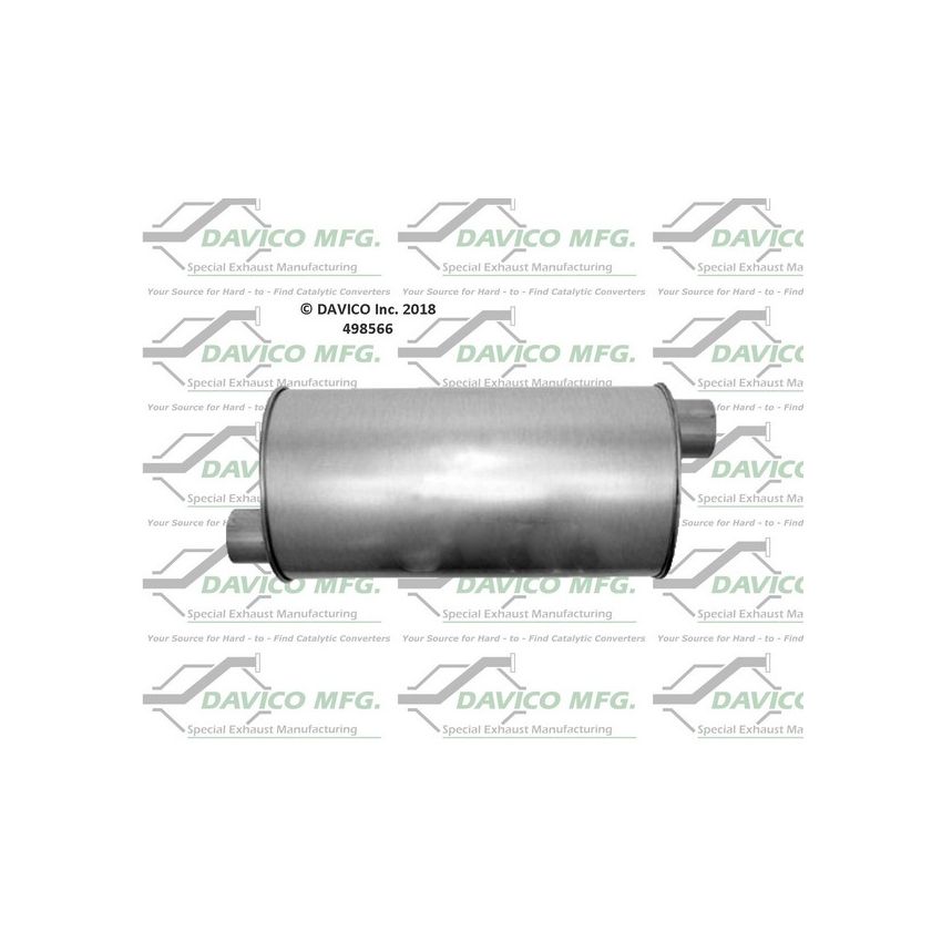 Davico Mfg 498566 Direct fit Muffler