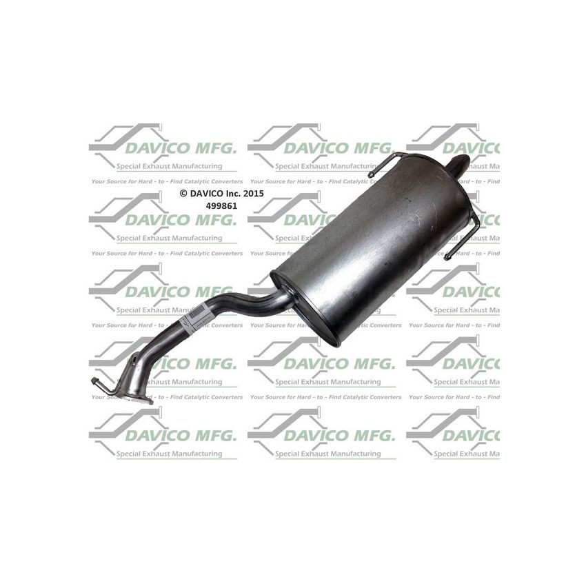 Davico Mfg 499861 Direct fit Muffler