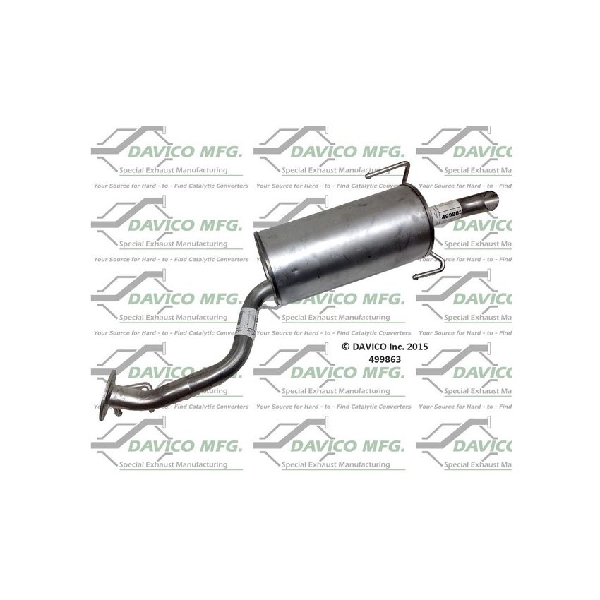 Davico Mfg 499863 Direct fit Muffler