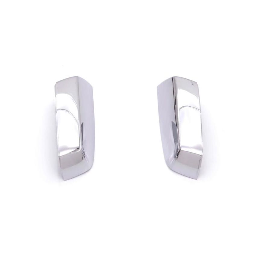 AVS 14-18 Chevy Silverado 1500 Upper Mirror Covers 2pc - Chrome