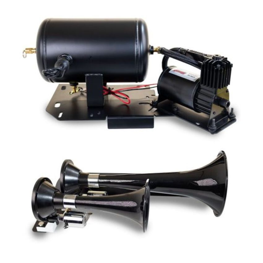 Kleinn Air Horns GMTRK-3 Kleinn 07-18 Chevrolet Silverado Avalanche Onboard Air System w/220 Horns