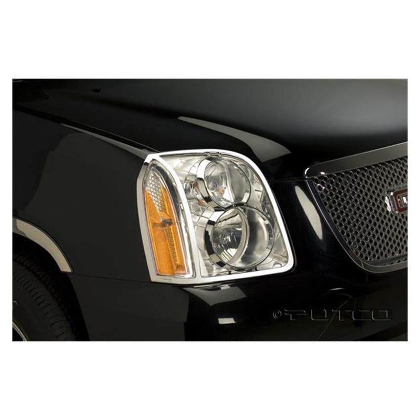 Putco 401507 07-14 GMC Yukon XL Head Lamp Overlays & Rings