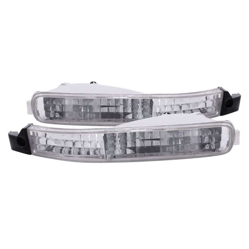 ANZO 1992-1993 Honda Accord Euro Parking Lights Chrome