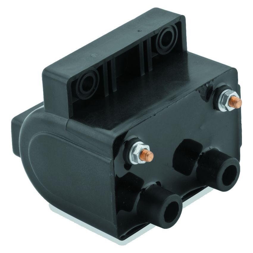 TwinPower 210529 Twin Power 65-79 Big Twin and XL Ignition Coil Black Replaces H-D 31609-65A 5 Ohm