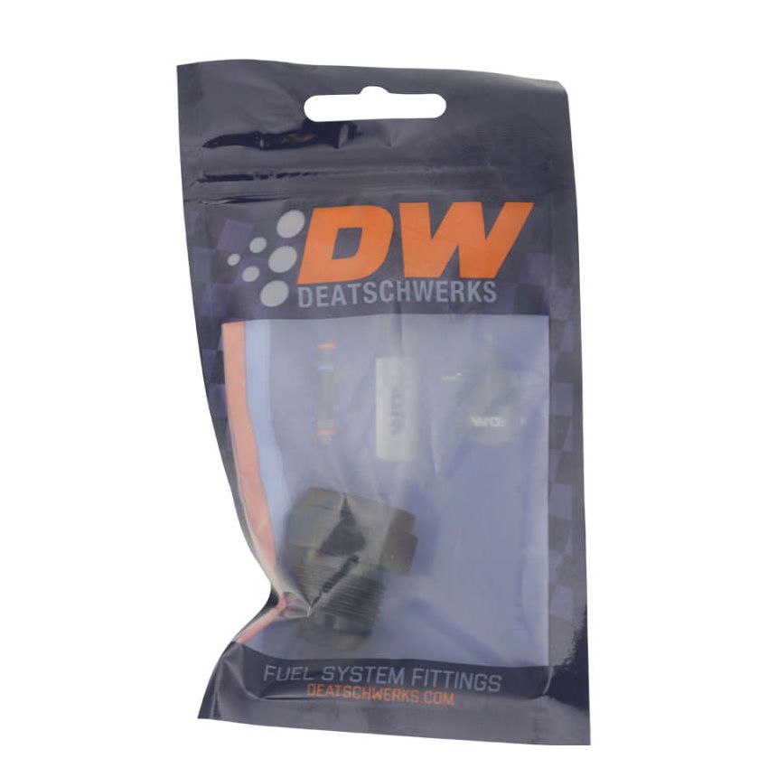 DeatschWerks 8AN Female Flare to 10AN Male Flare Expander - Anodized Matte Black