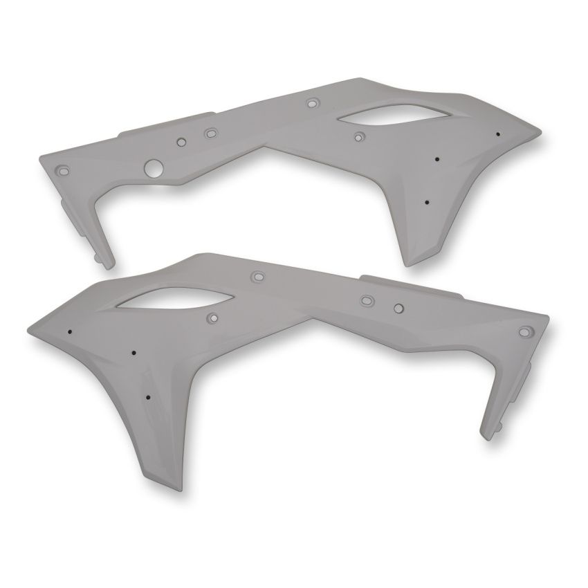 Cycra 1CYC-1868-42 17-20 Kawasaki KX250F Powerflow Radiator Shrouds - White