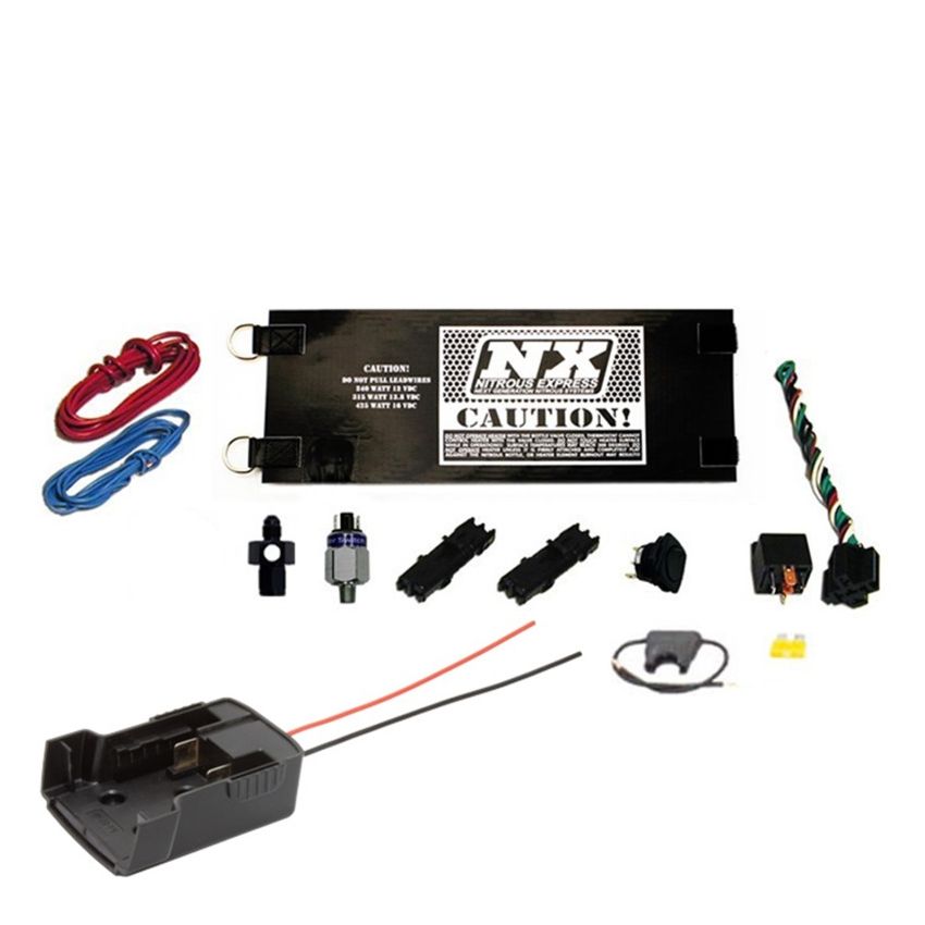 Nitrous Express Stand Alone Battery Operated Bottle Heater for 10-15lb Bottles (4AN) (Milwaukee Sty)