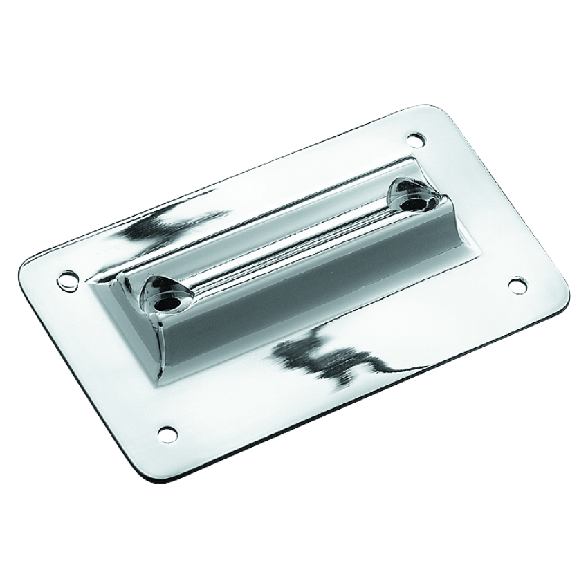 Kuryakyn 113 Laydown License Plate Holder 97-08 Touring Chrome