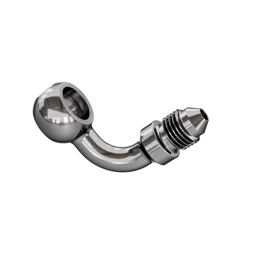 Goodridge P599-03C 90 Deg Banjo Adaptor for 3/8 or M10 Bolt