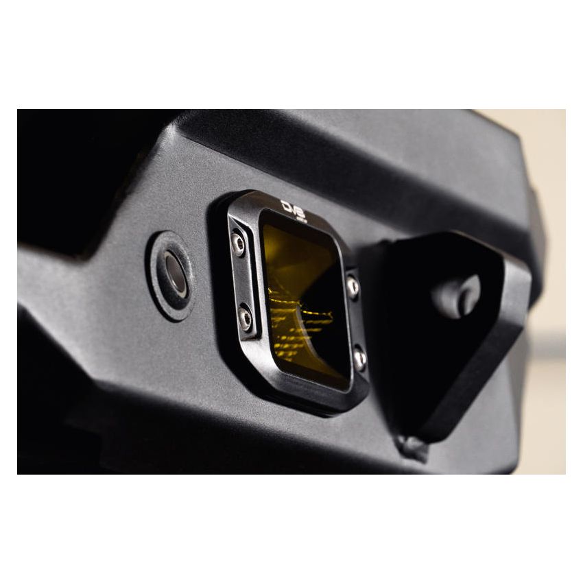 DV8 Offroad BE3FMW40W-A DV8 3-Inch Elite Series LED Amber Flush Mount Pod Light