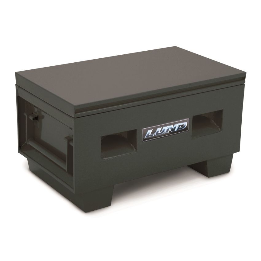 LUND 708048 Universal Steel Job Site Box/Chest - Black