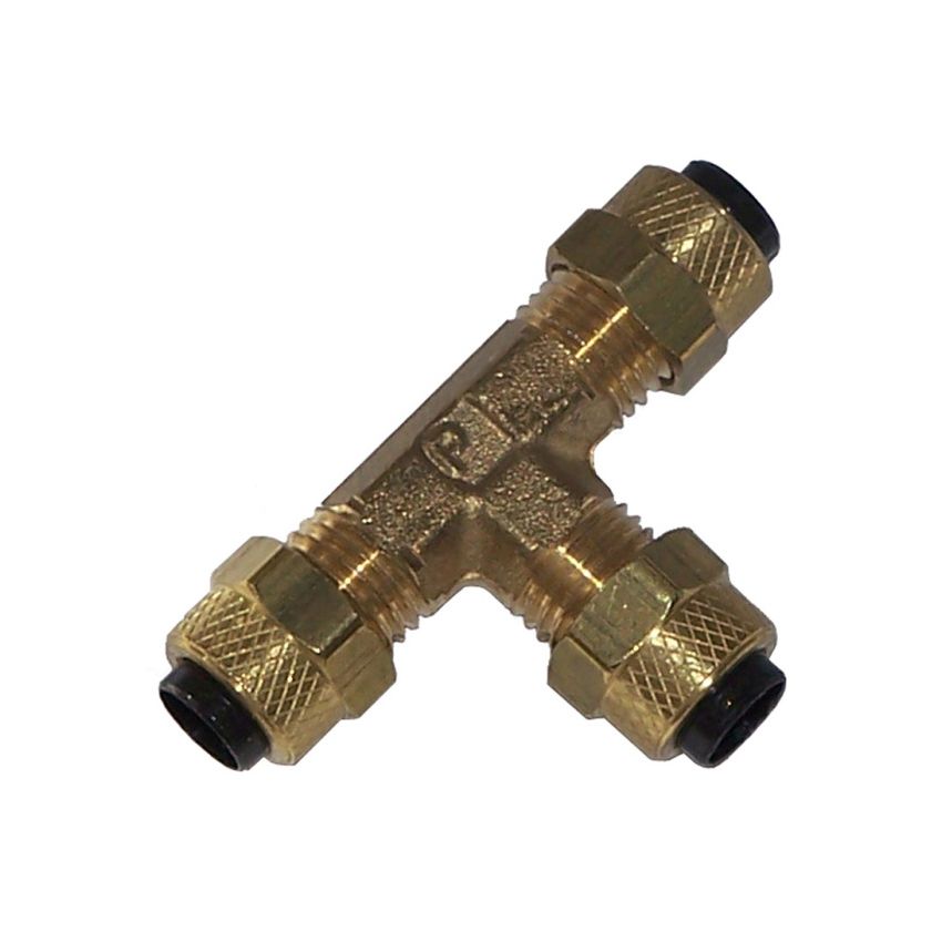 Kleinn Air Horns 53140 Kleinn 1/4In OD Tubing Compression T Splitter (3x)