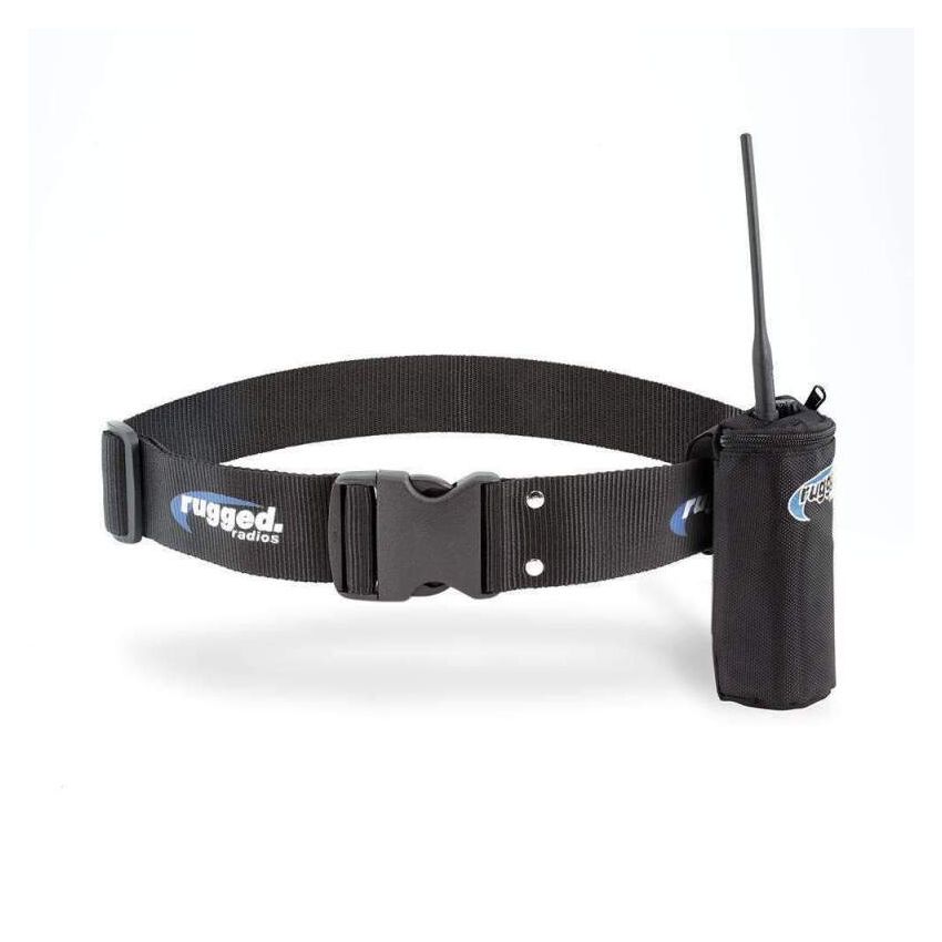Rugged Radios MC-BELT-BAG-LG Comm Belt / Bag Combo for Moto & Circle Track Racing Large - Fits Waists Up to 36