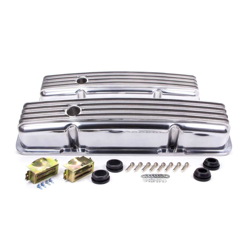 RACING POWER CO-PACKAGED RPCR6186 SBC Alum Finned Short V/C Polished