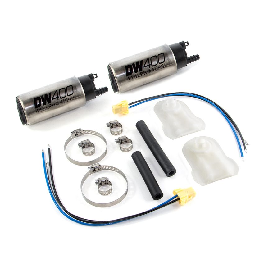 DeatschWerks 415LPH DW400 In-Tank Fuel Pump w/ 9-1049 Install Kit 99-04 Ford 150 Lightning