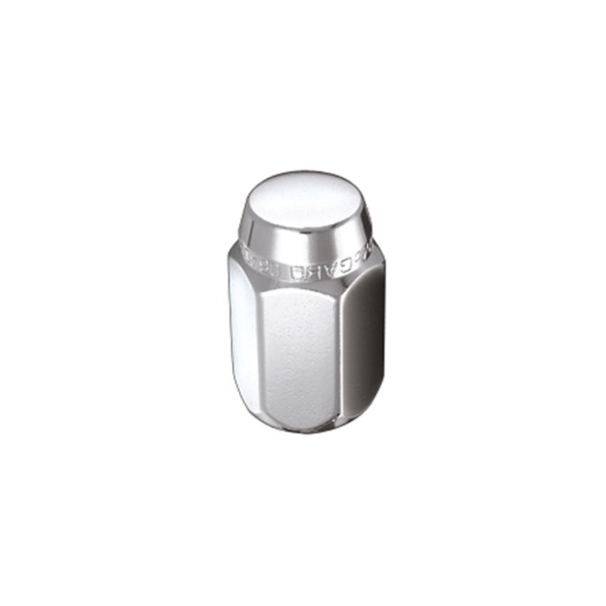 McGard Hex Lug Nut (Cone Seat) 1/2-20 / 13/16 Hex / 1.5in. Length (Box of 100) - Chrome