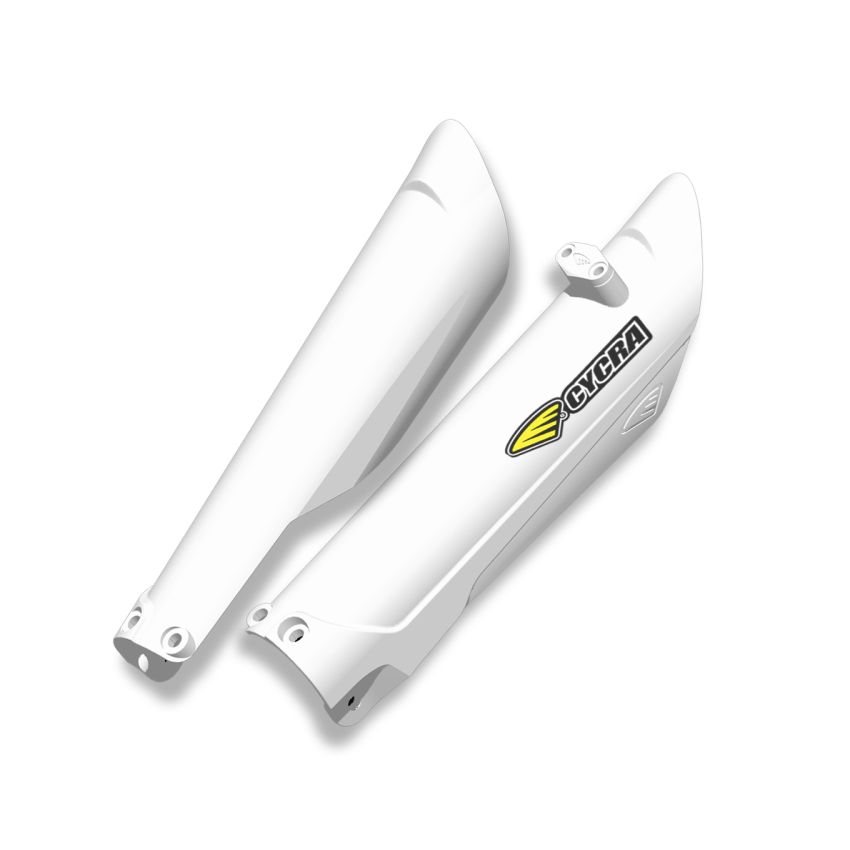 Cycra 1CYC-6905-42 15-23 KTM 125-500 SX/XC/SX-F/XC-F/XC-W/XCF-W/EXC-F Performance Fork Guards - White