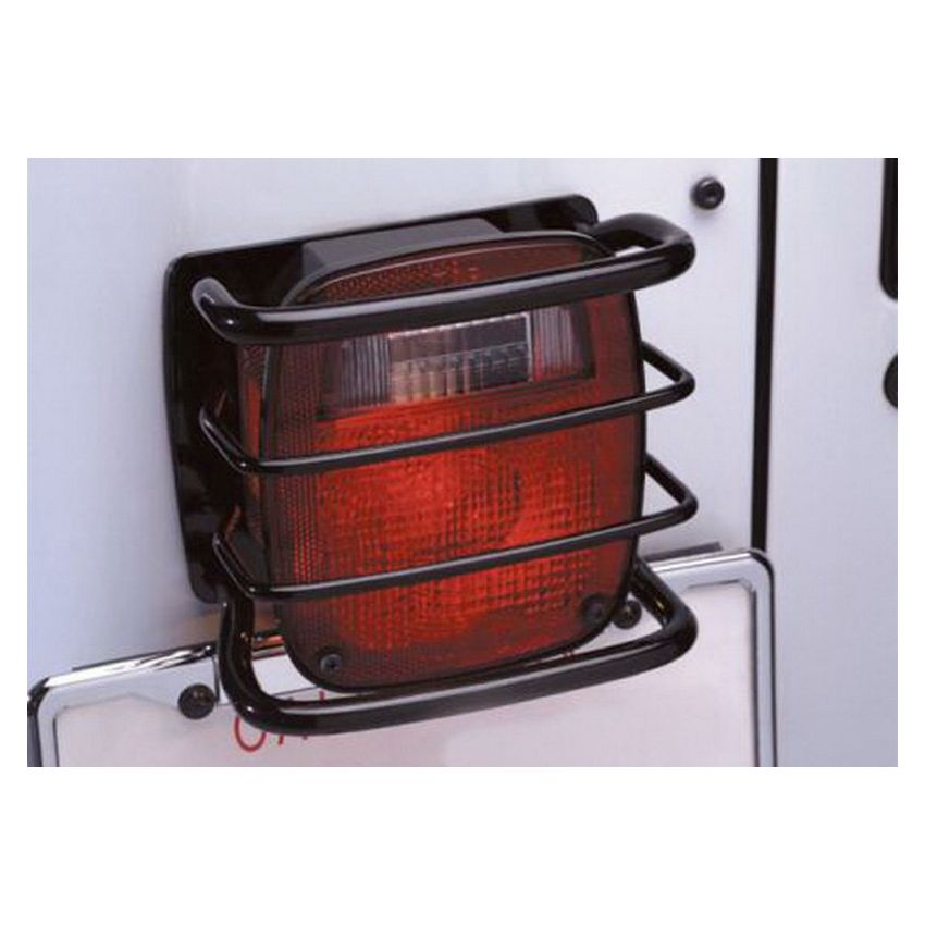Rampage 8660 1976-1983 Jeep CJ5 Taillight Euroguards - Black