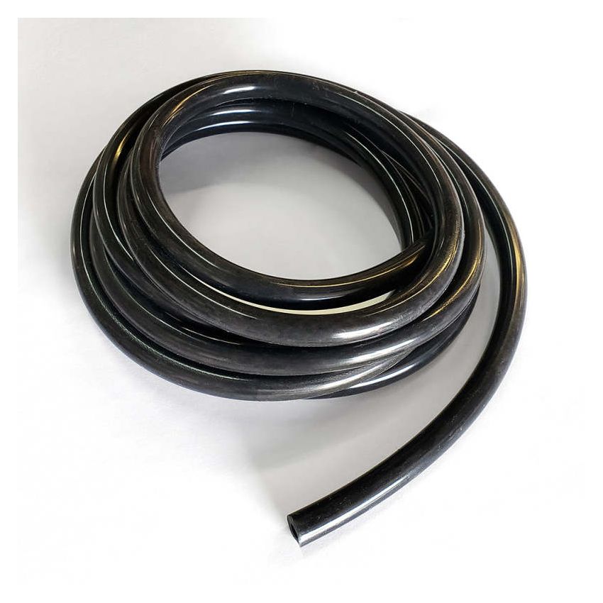 Ticon Industries 1/4in / 6mm Black Silicone Hose - 50ft