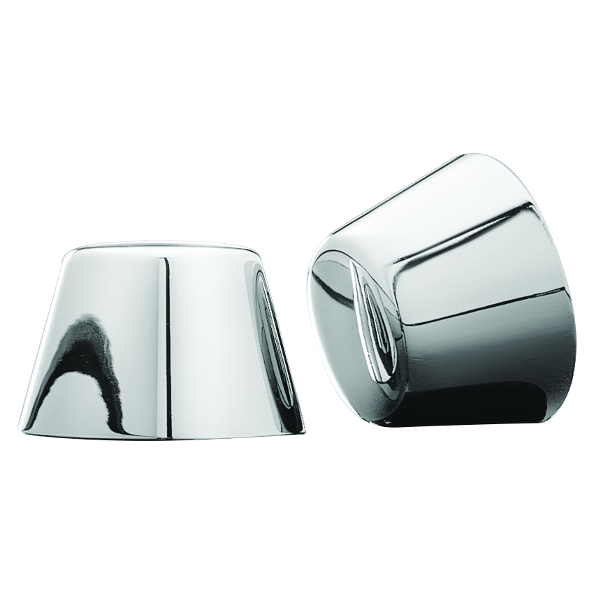 Kuryakyn 1201 Front Axle Nut Caps Chrome