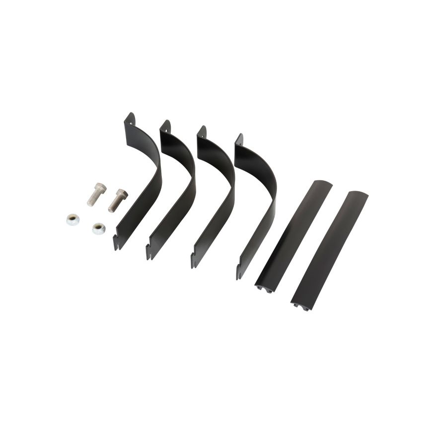 Rhino-Rack Vortex Pipe Clamps - 6in - Pair