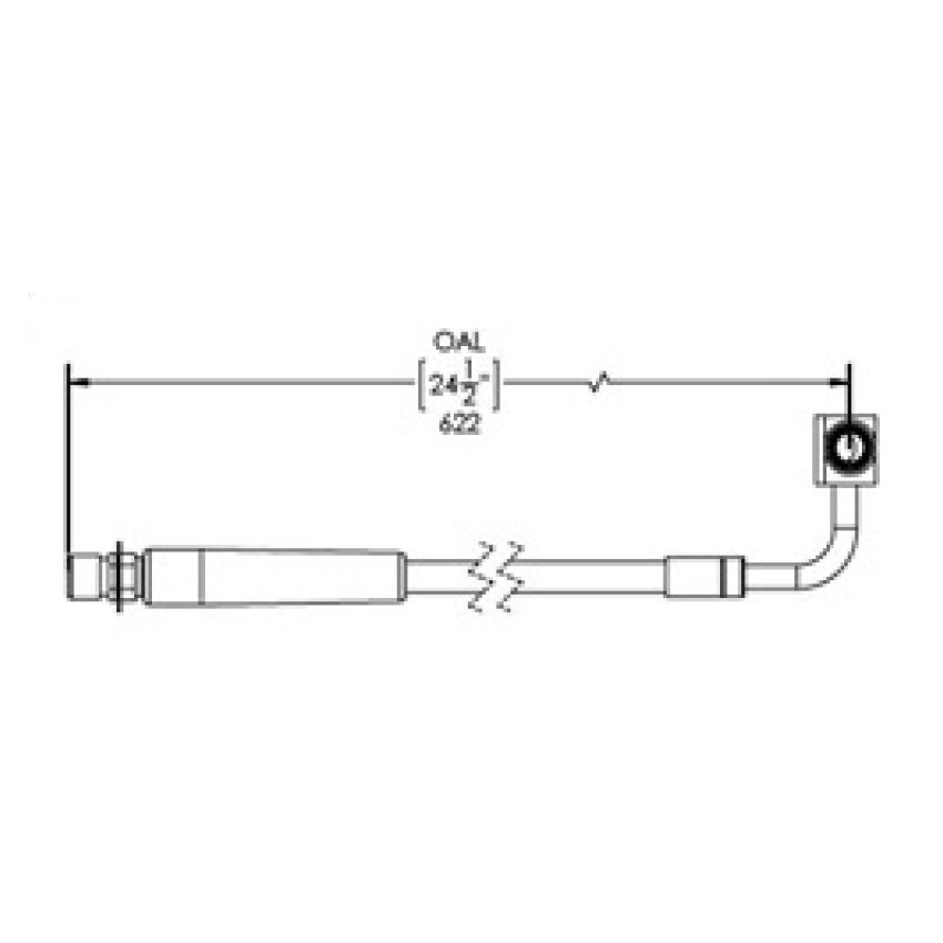 RockJock JT Gladiator Brake Hose Kit Rear w/ Hoses Frame Clips Copper Washers ABS Wire Clips Pair