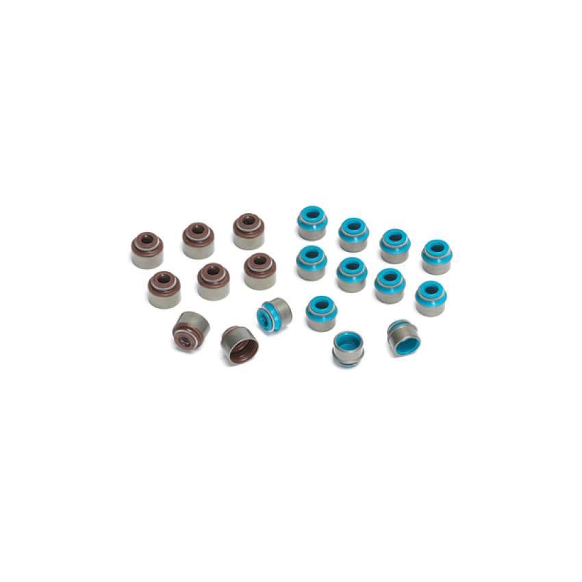 Supertech VS-TY5E-8 Toyota Yaris / Echo 4AGE 20V 5mm Viton Exhaust / Intake Valve Stem Seal - Set of 8