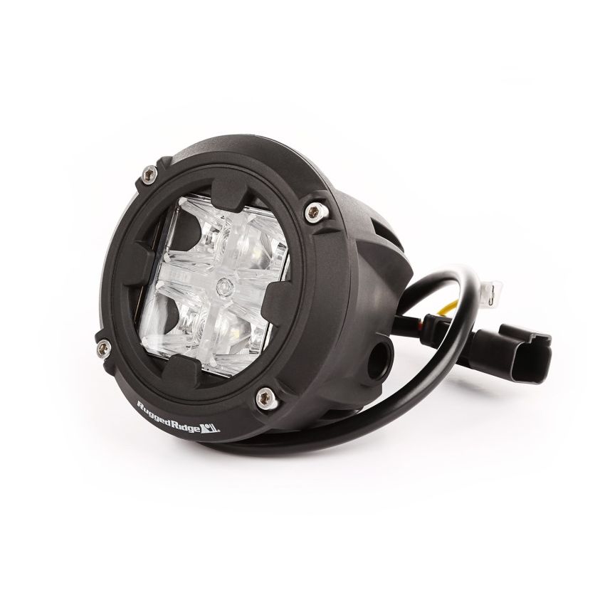 Rugged Ridge Round LED Light 3.5in Combo High/Low Beam