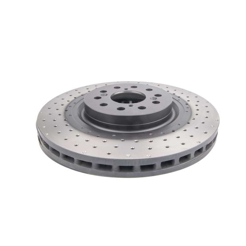 DBA 43700XD 17-20 Honda Civic Type R Hatch Front 4000 Series Cross Drilled Rotor