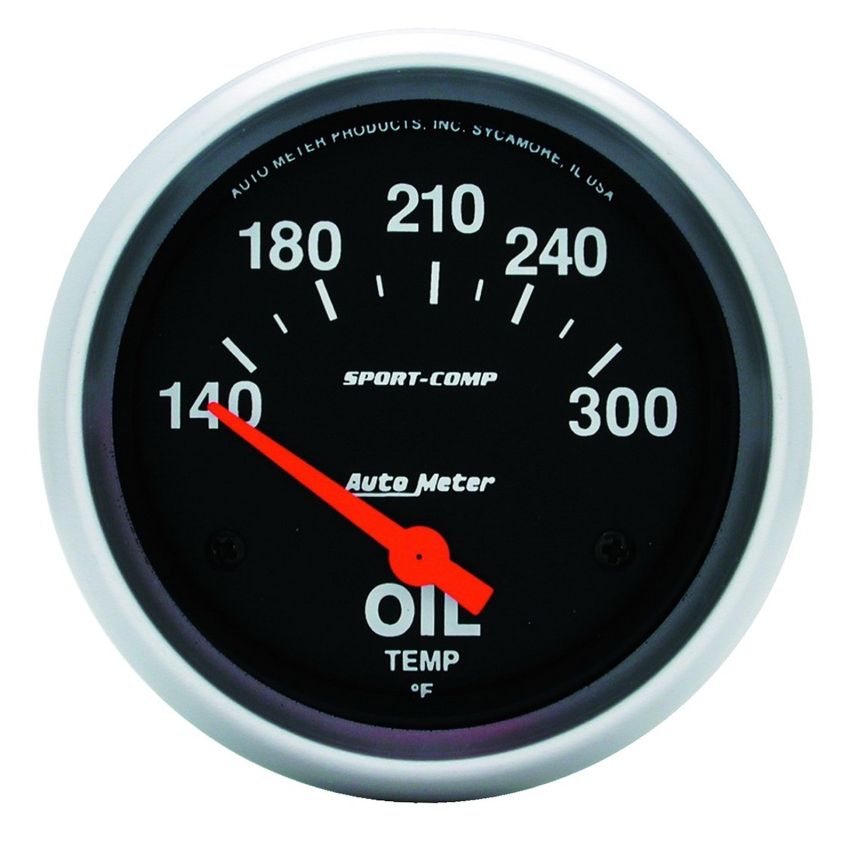 AutoMeter 3543 GAUGE, OIL TEMP, 2 5/8
