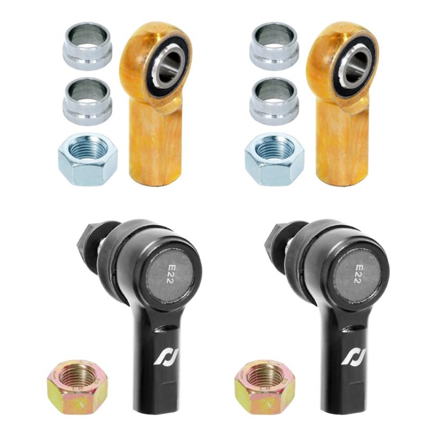 RockJock RJ-253202-103 Adjustable Sway Bar End Link Rod End Pack for JT Rear Sealed Style