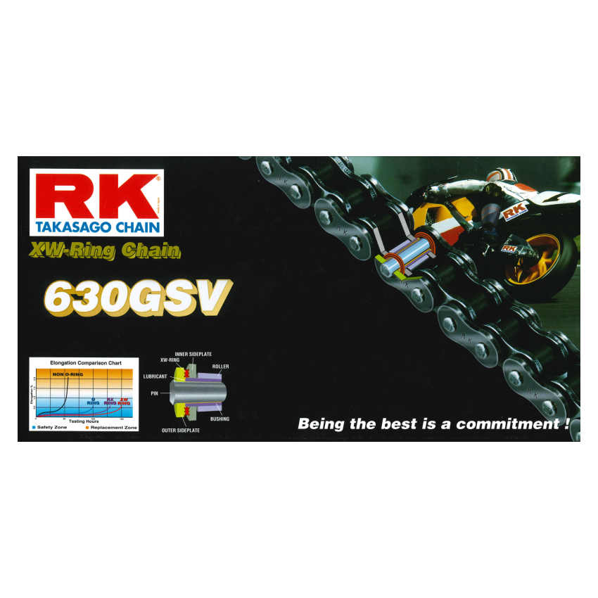 RK Chain 630GSV-88 630GSV-88L XW-Ring - Natural