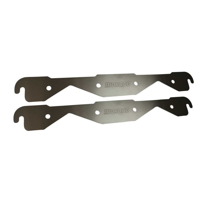 Moroso 25155 Small Block Chevy Exhaust Block Off Storage Plate - Pair