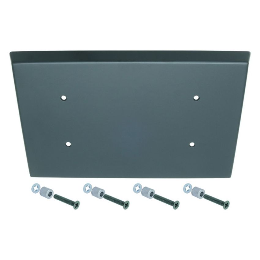 RockJock JK Spare Tire Mount Delete And Vent Cover w/ All Mounting Hardware