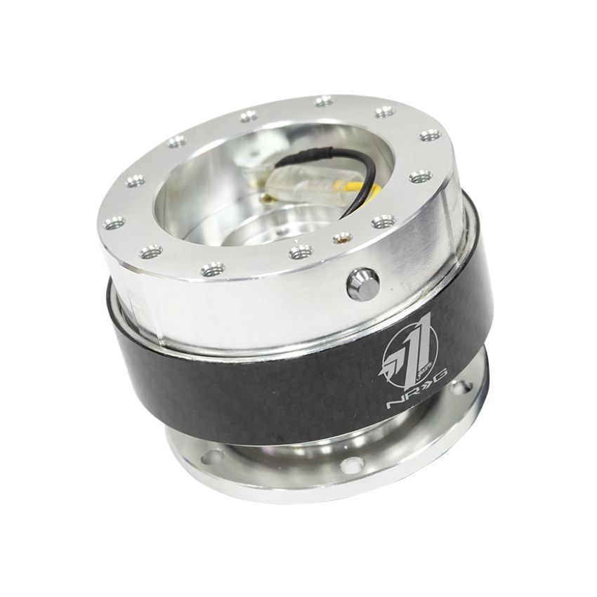 NRG SRK-100CF Quick Release Gen 1.5 - Black Body / Carbon Fiber Ring