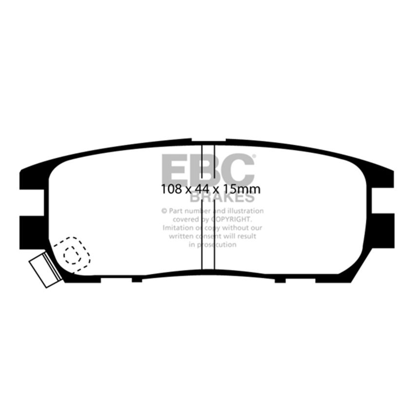 EBC UD567 92-97 Mitsubishi Montero 3.0 Ultimax2 Rear Brake Pads