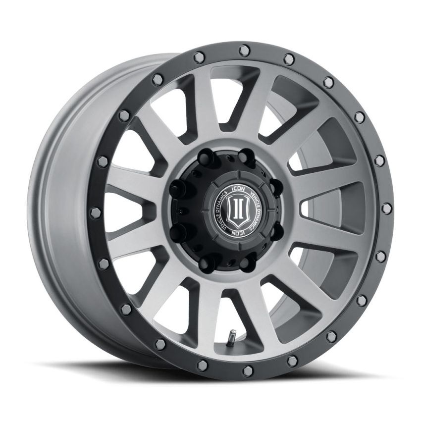 ICON Compression HD 18x9 8x170 6mm Offset 5.25in BS Titanium Wheel