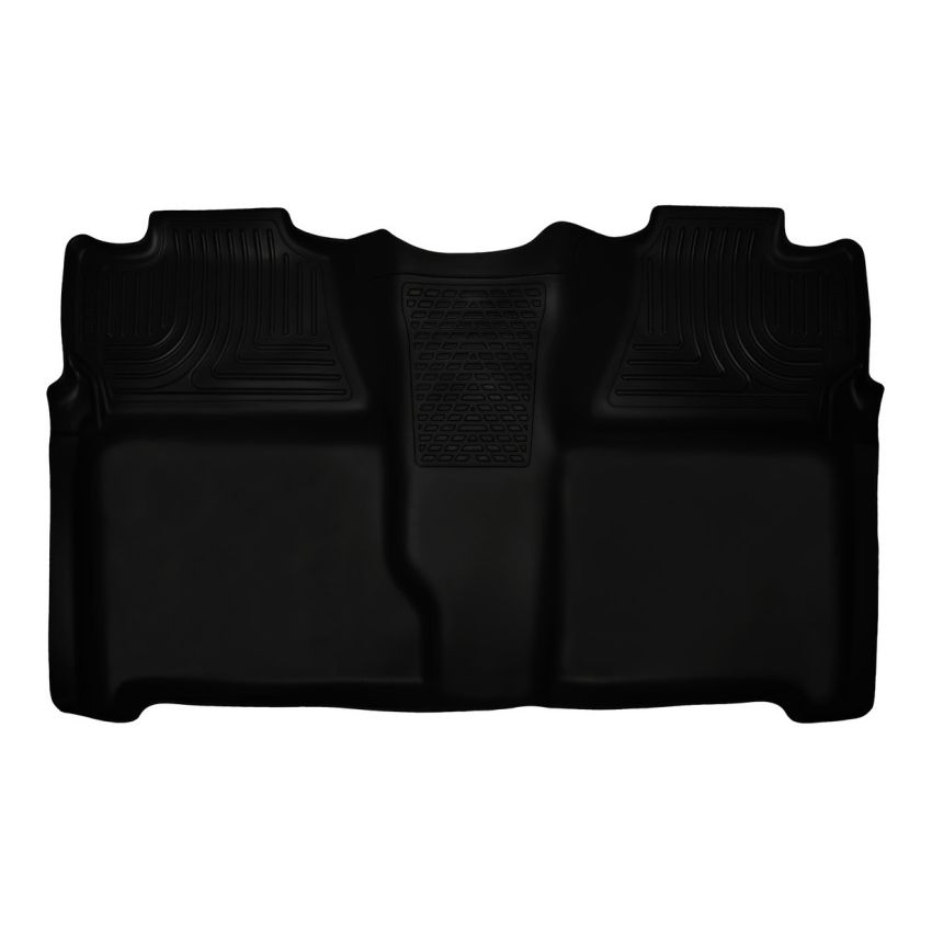 Husky Liners 07-13 Chevy Silverado 1500/2500HD Crew Cab PU Weatherbeater Black 2nd Seat Floor Liner