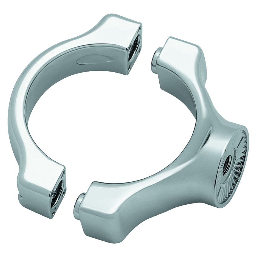 Kuryakyn 3124 Side Mount License Plate Holder Clamp 14-Up Yamaha Bolt Chrome