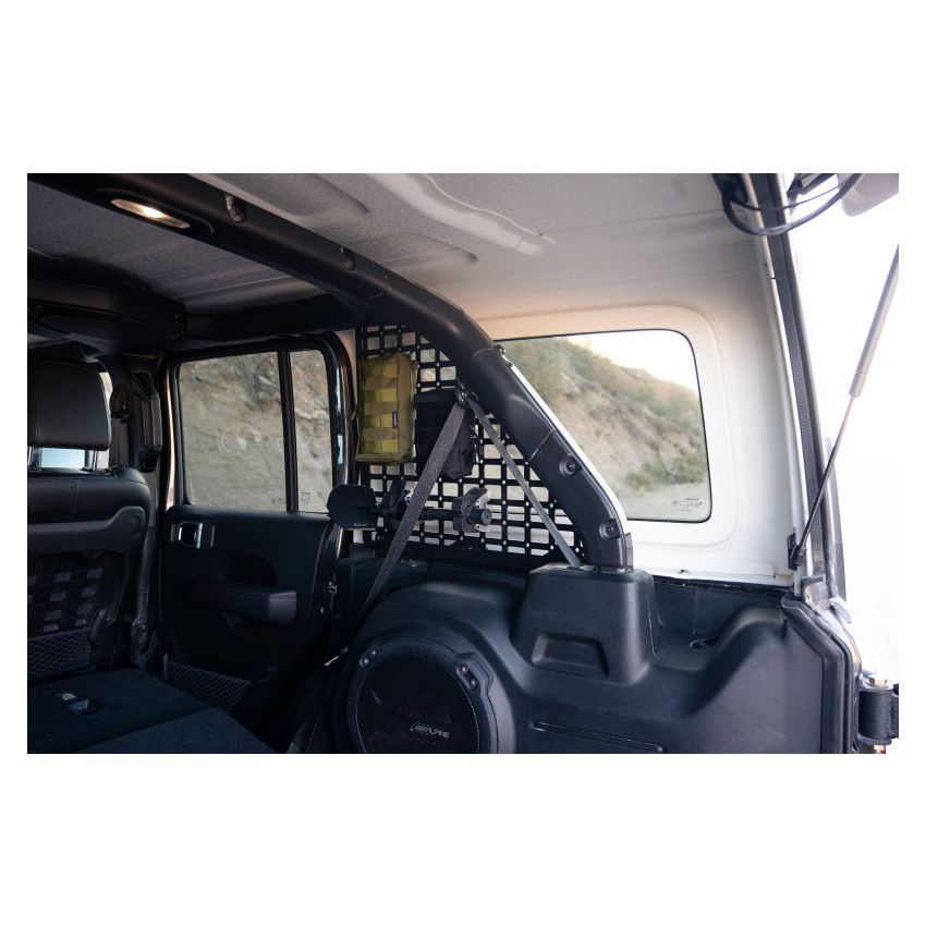 DV8 Offroad MPJL-01 2018+ Jeep Wrangler Rear Window Molle Panels