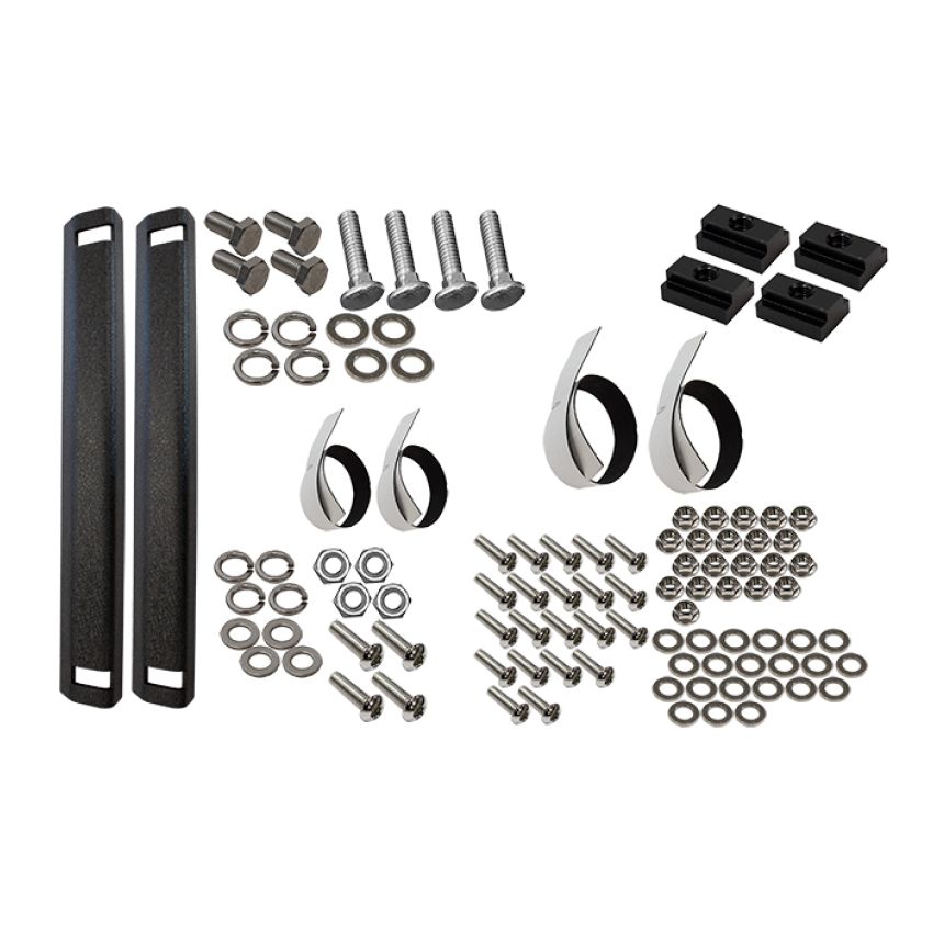 Fishbone Offroad Jeep Storage/Bed Rack Tie Down Kit Stainless Steel