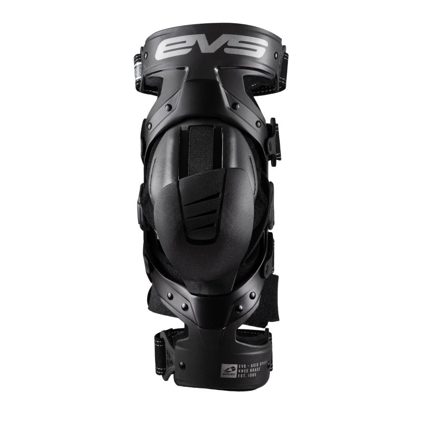 EVS AXISS-BK/GY-ML Axis Sport Knee Brace Black/Black/Grey - Medium/Left