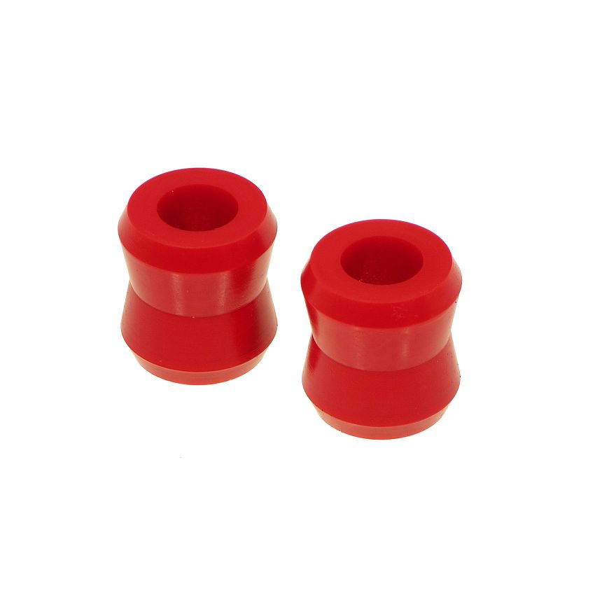 Prothane 19-906 Universal Shock Bushings - Large Hourglass - 3/4 ID - Red