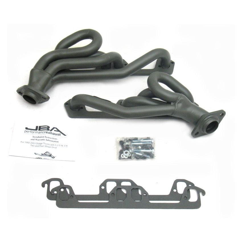 JBA 96-03 Dodge Truck 5.2L/5.9L Magnum 1-1/2in Primary Ti Ctd Cat4Ward Header