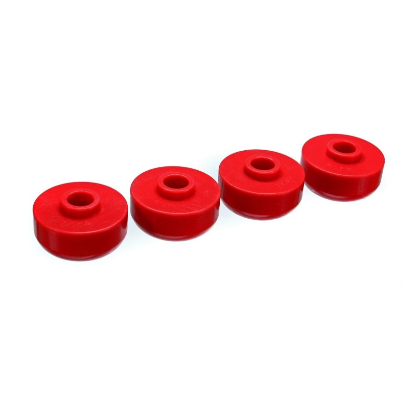 Energy Suspension 3.2104R 63-82 Chevrolet Corvette Red Rear Leaf Spring Bushing Set
