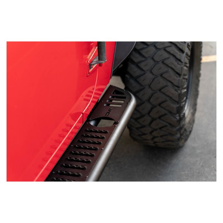 DV8 Offroad SRJK-08 07-18 Jeep Wrangler JK (4 Door Only) OE Plus Side Steps